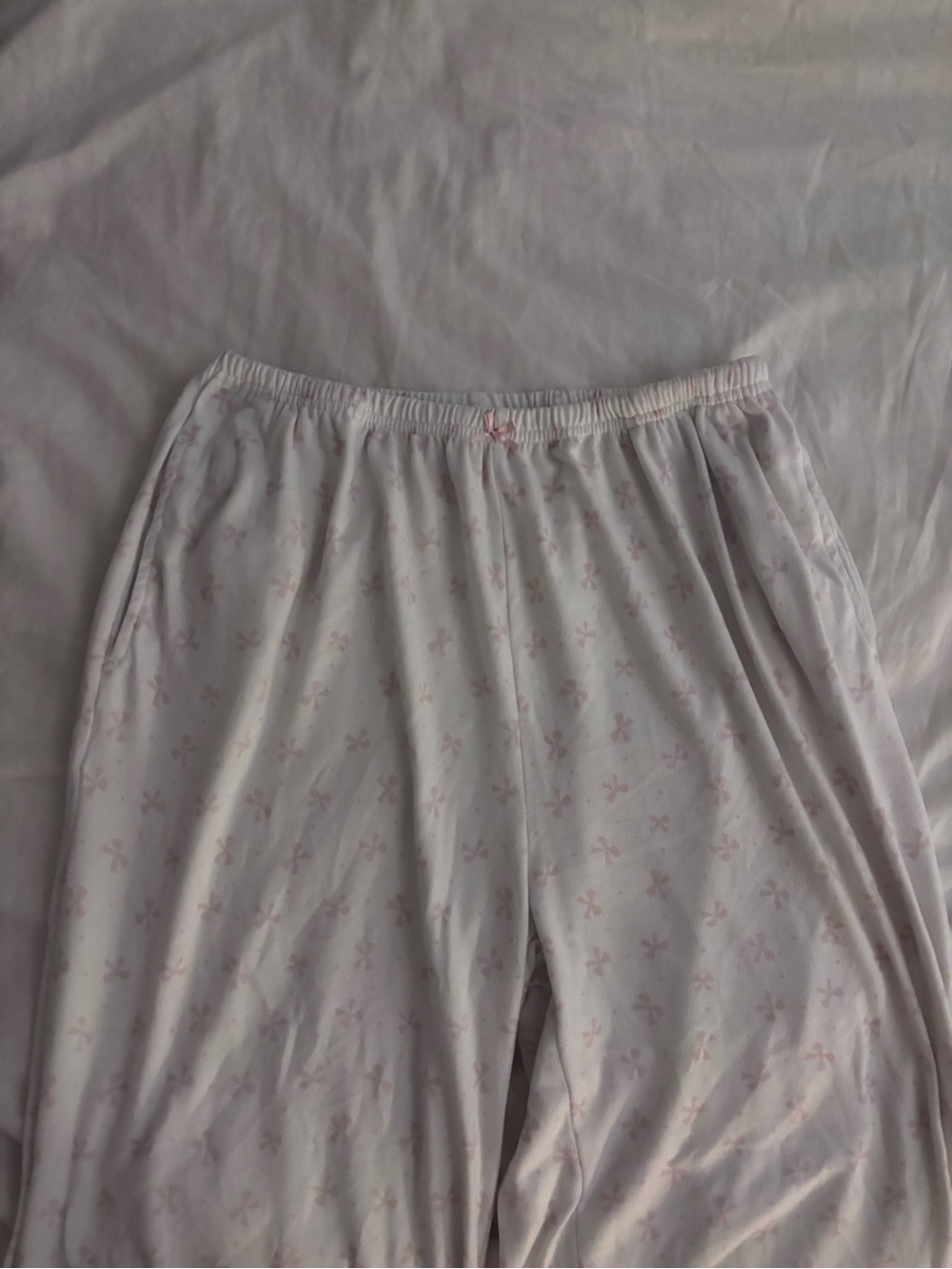 Aeropostale Light Pink & White Floral Pajama Pants